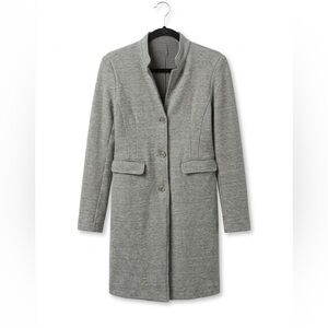 Majestic Filatures Long Gray Cardigan Cotton Cashmere XS natural fibers